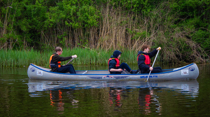 3 personers kano fra Grejbank Fyn