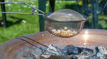 Popcorn på bål