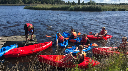 Kusus i sikkerhed ifbm. vandaktiviteter. Her kajak